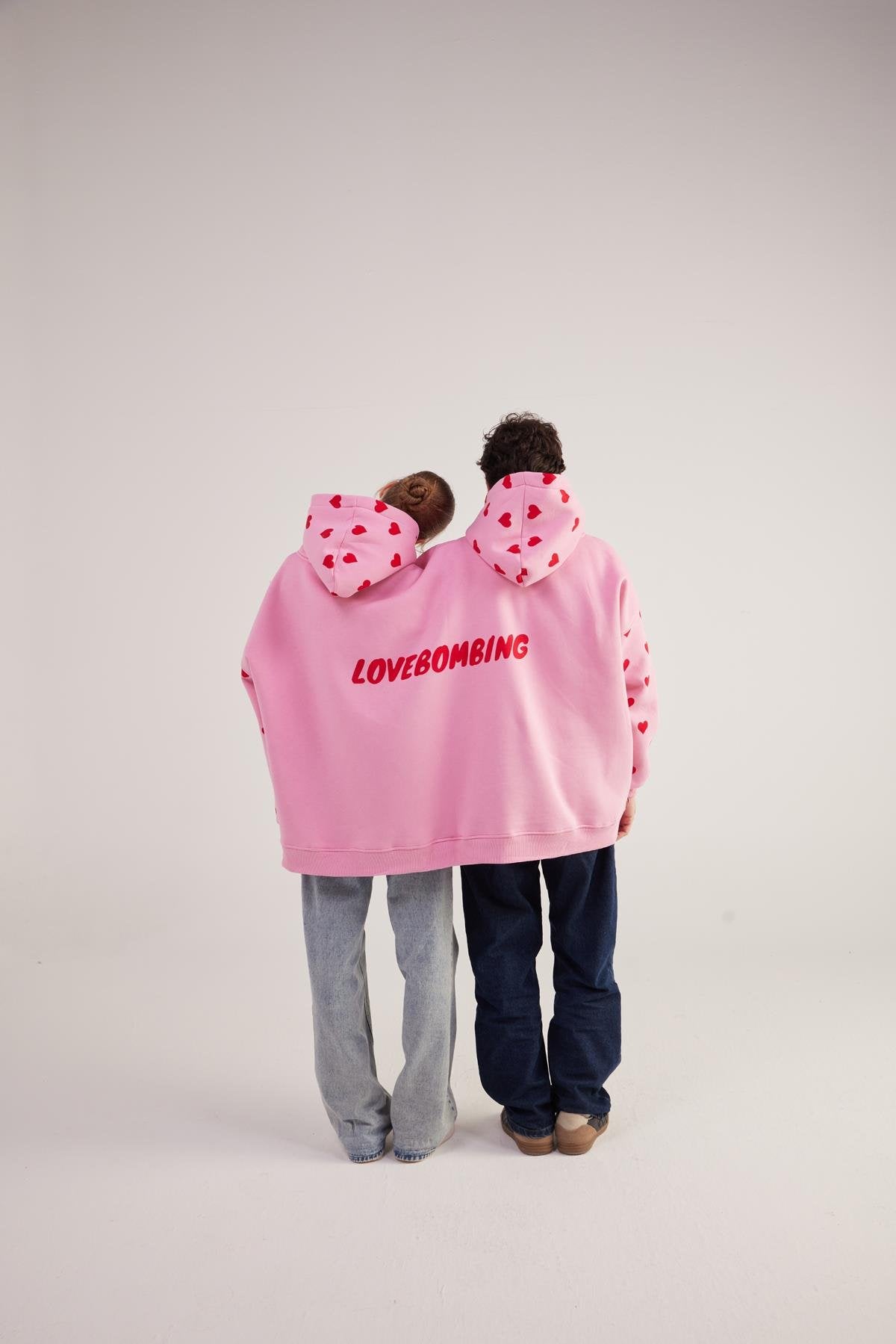 LoveBombing Sweatshirt Pembe