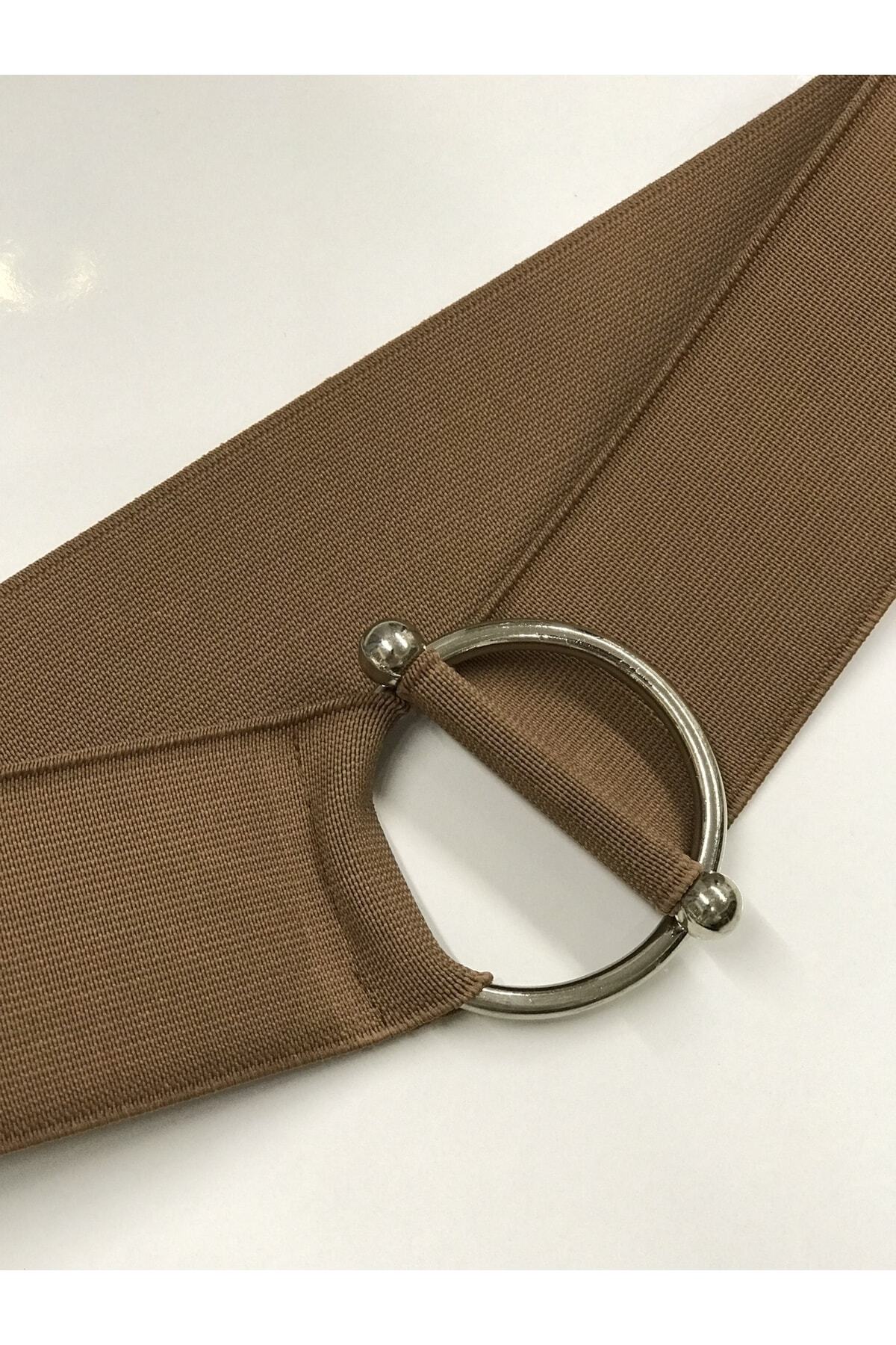 Halka Ve Halter Tokalı Elastik Kadın Kemeri, Ceket Kemeri, Gömlek Kemeri, Elbise Kemeri