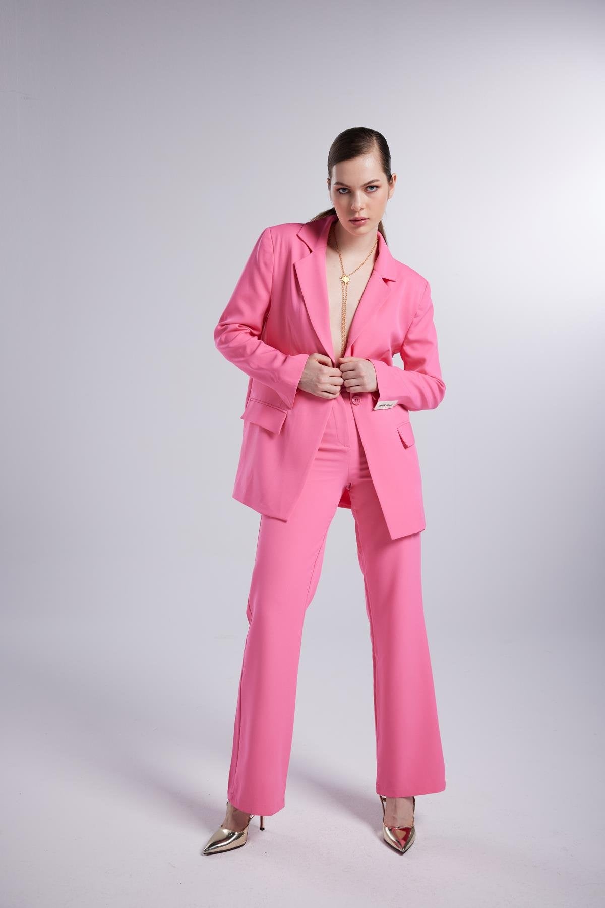 Panky Pantolon Pembe