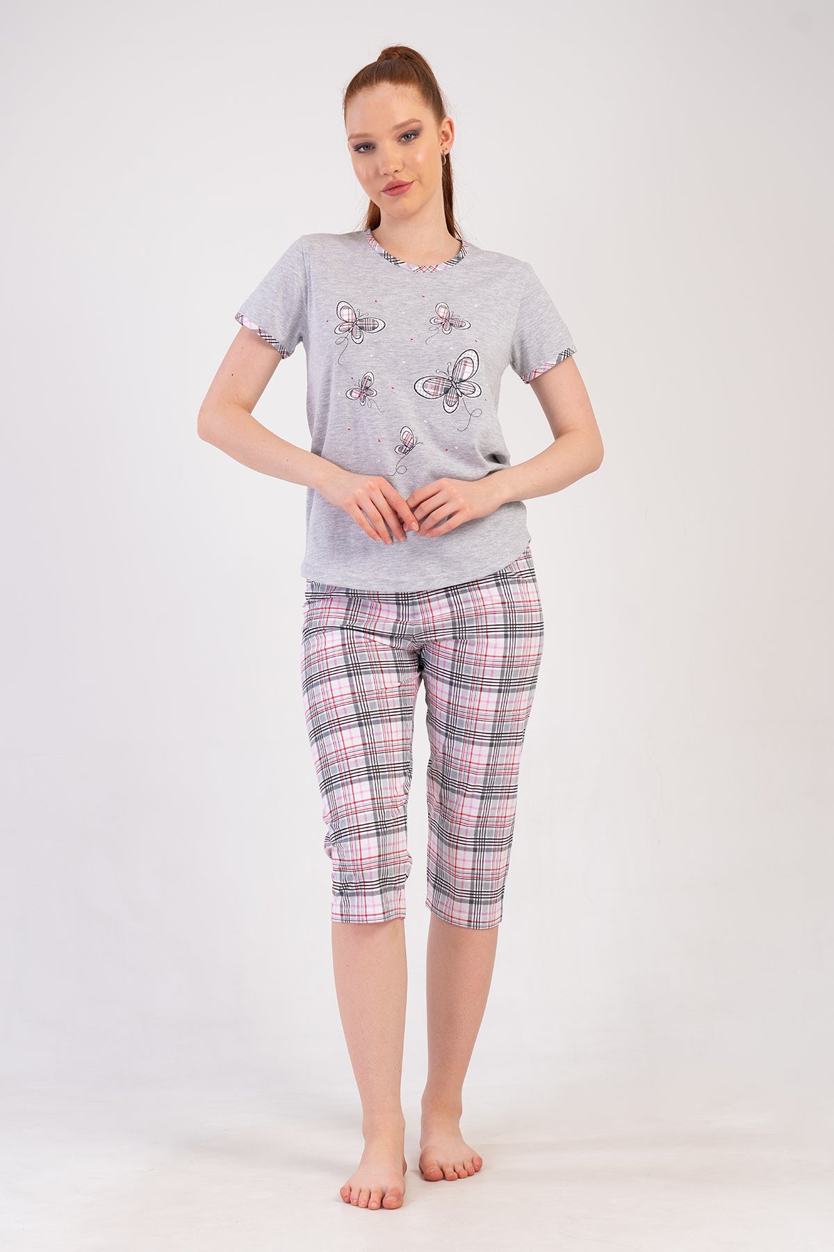 KADIN P.SUPREM O YAKA KISA KOL KAPRI TAKIM