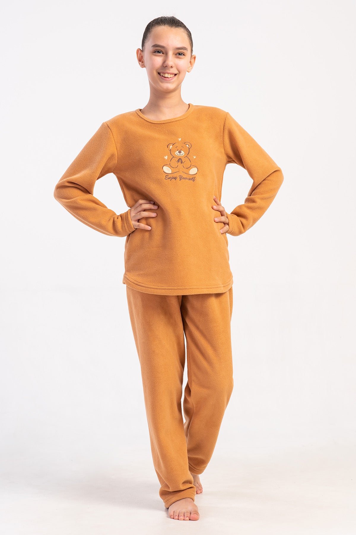 Kids' Girl Fleece Enjoy Yourself Pyjama Set