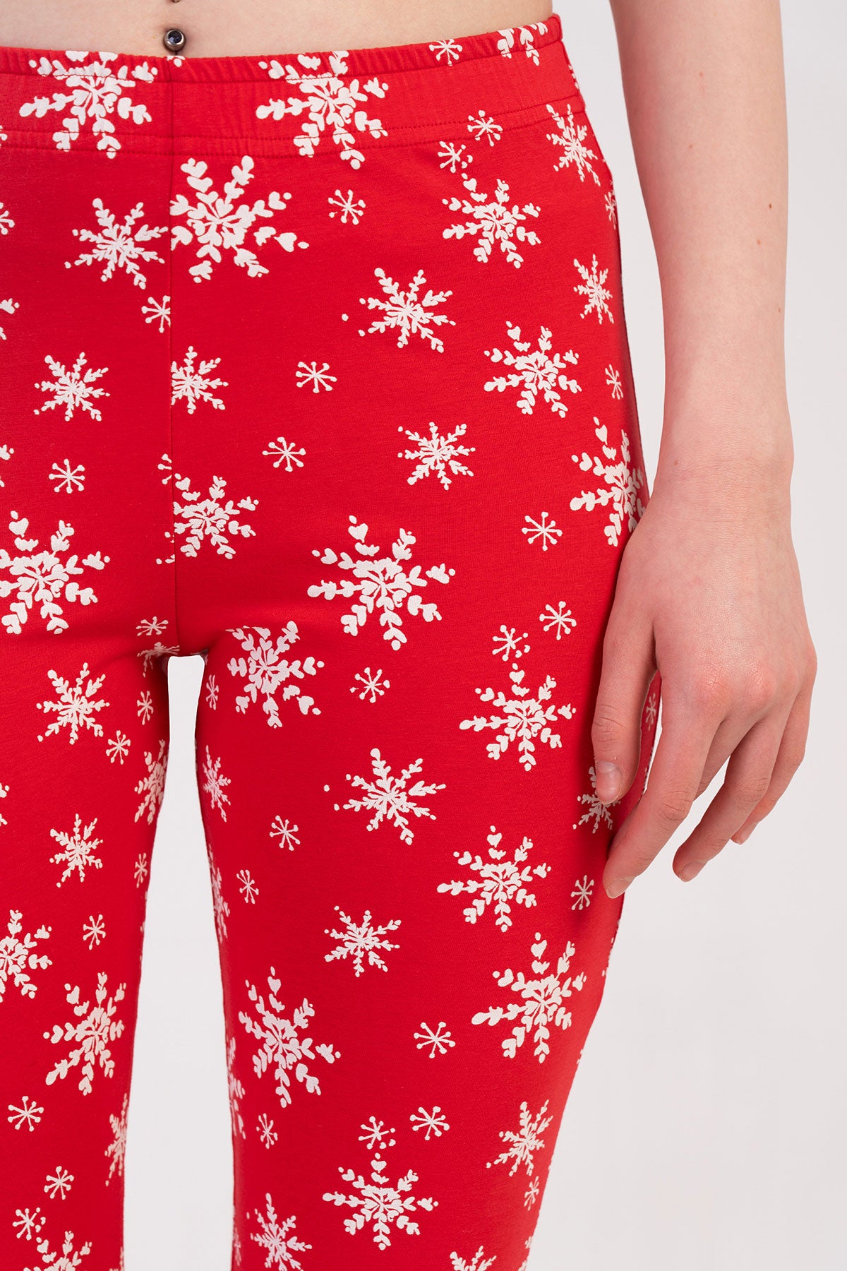 KADIN LYC SUPREM MANSETLI TEK ALT TAYT PIJAMA