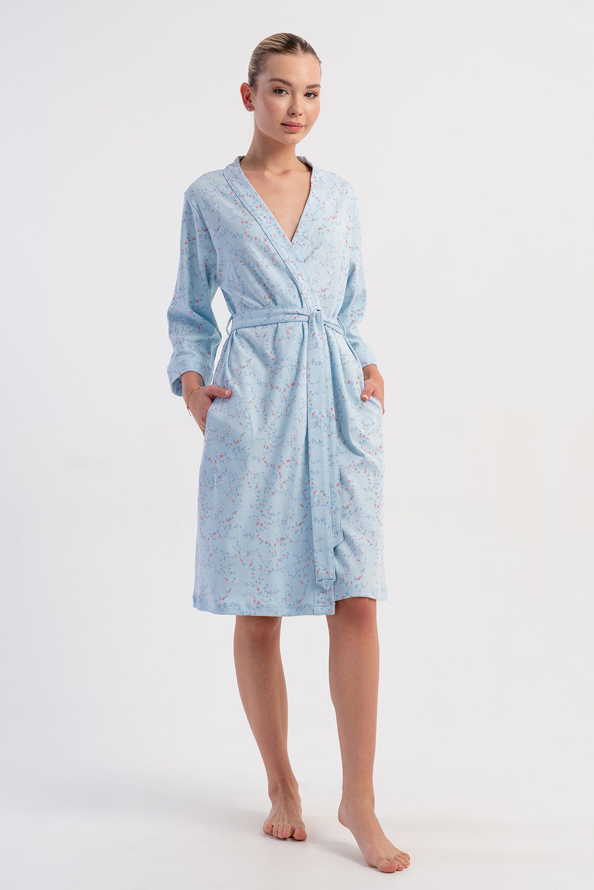 KADIN INTERLOK 3/4KOL CEPLI SABAHLIK