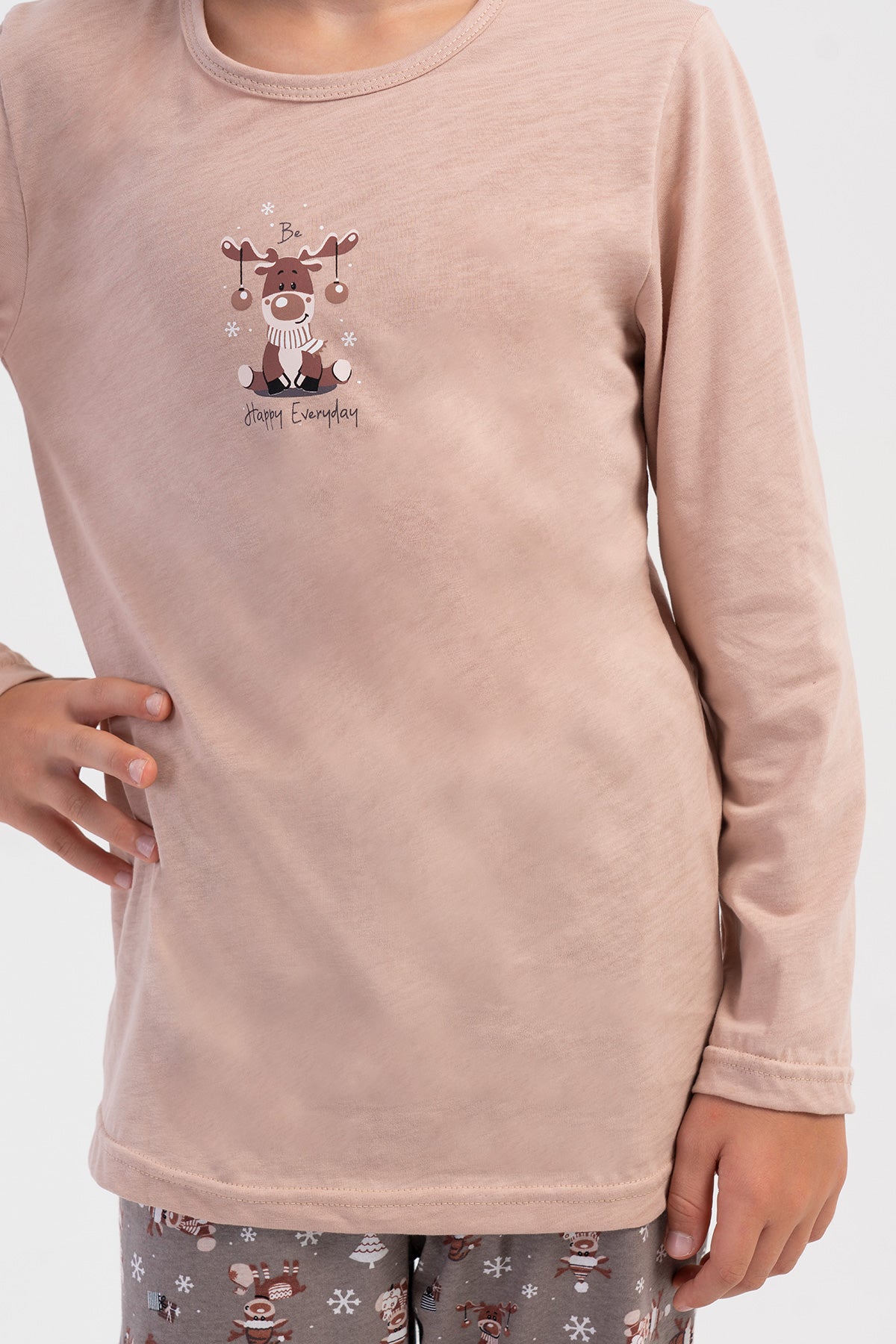 ERKEK COCUK P.SUPREM O YAKA UZUN KOL PIJAMA TAKIM(5-6/13-14)