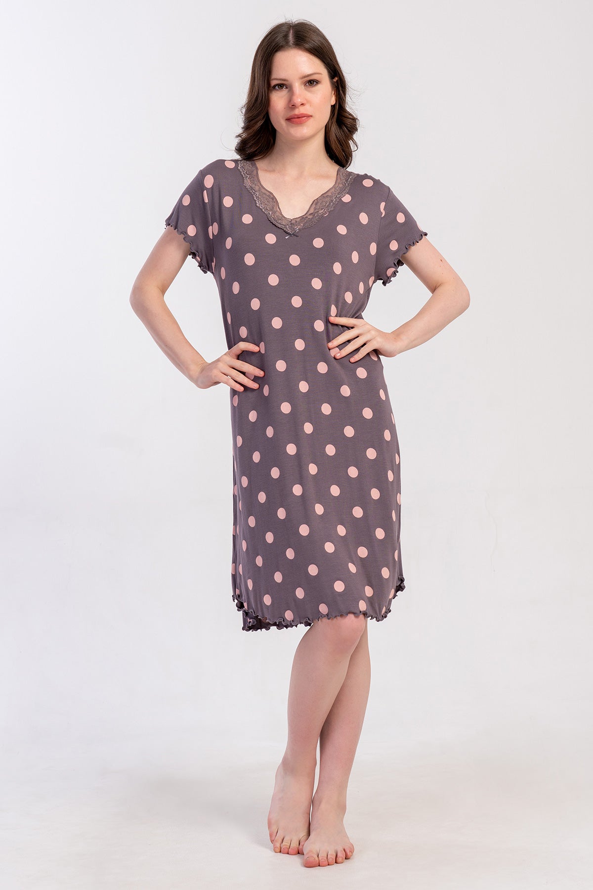 Woman Viscon Big Size Meny Tunic