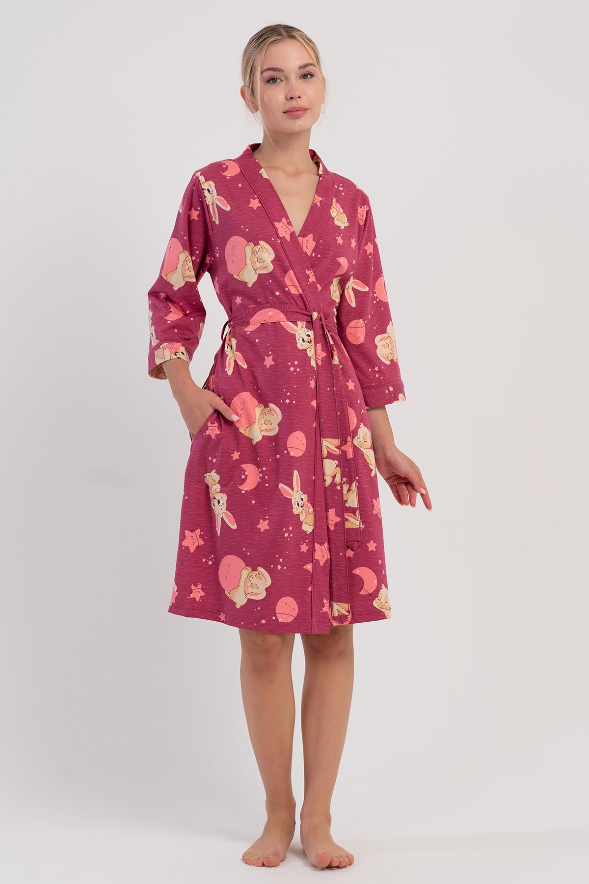 KADIN P.SUPREM 3/4KOL CEPLI SABAHLIK