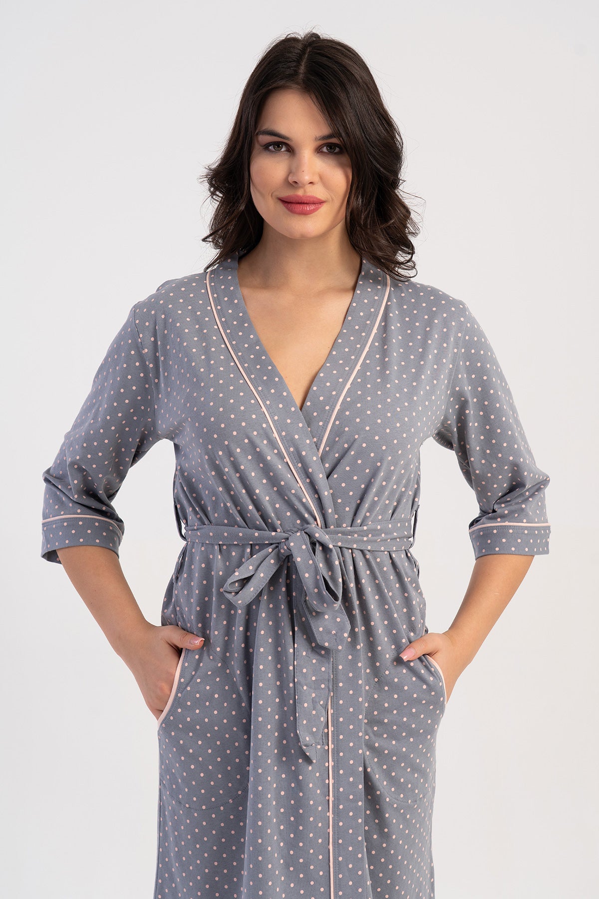 KADIN P.SUPREM 3/4KOL CEPLI SABAHLIK