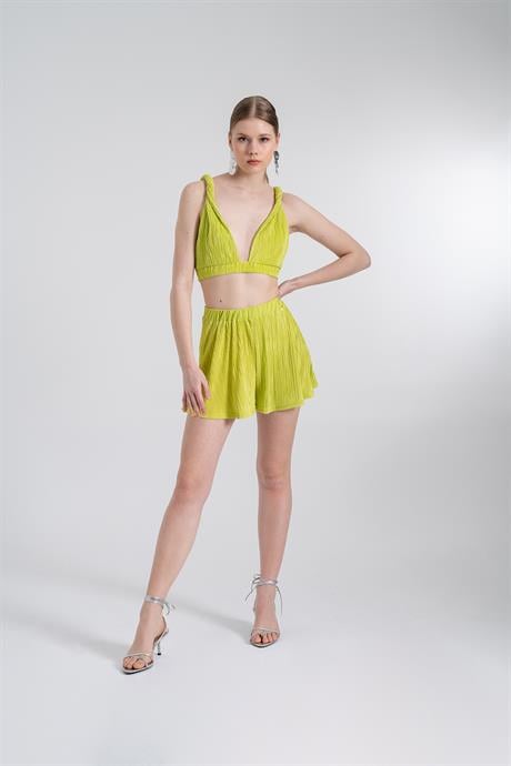 Comfy Şort Yeşil Yeşil L