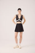 High Waist Stella Skort Black