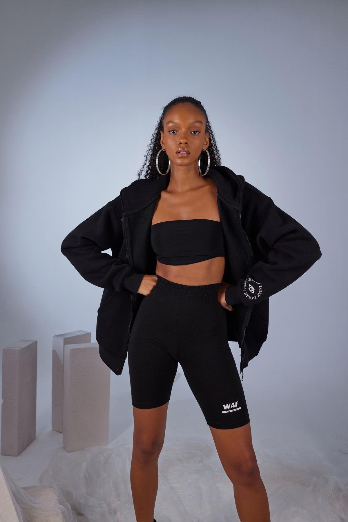 Hoody Sweatshirt Siyah