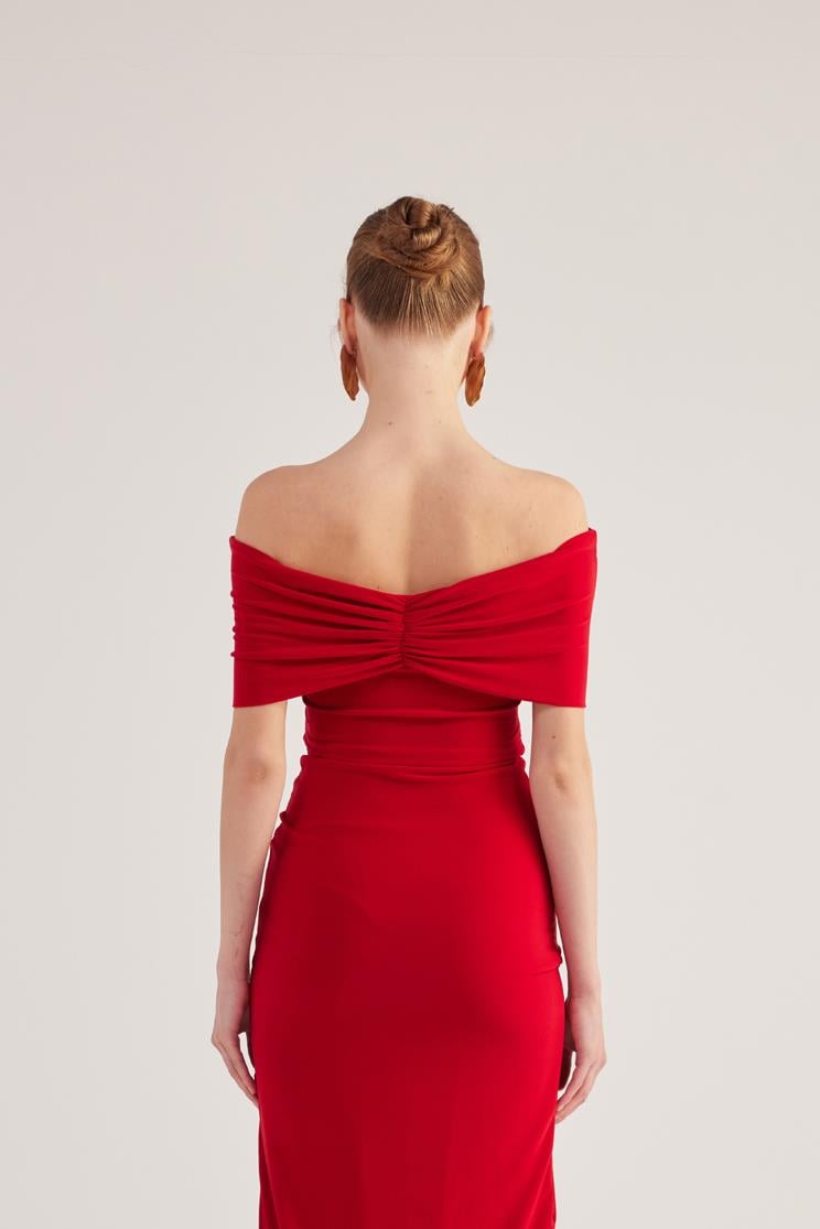 Leila Elbise Kırmızı