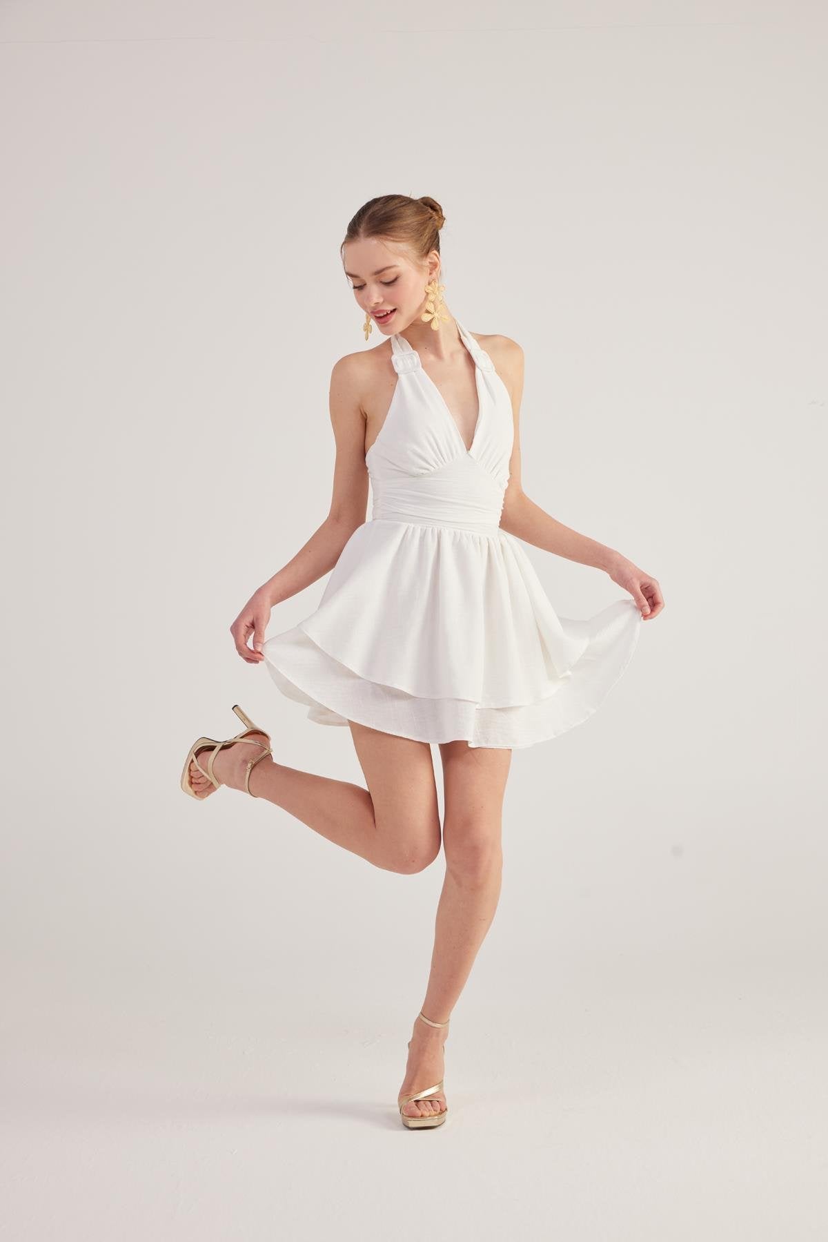 Marilyn Elbise Beyaz