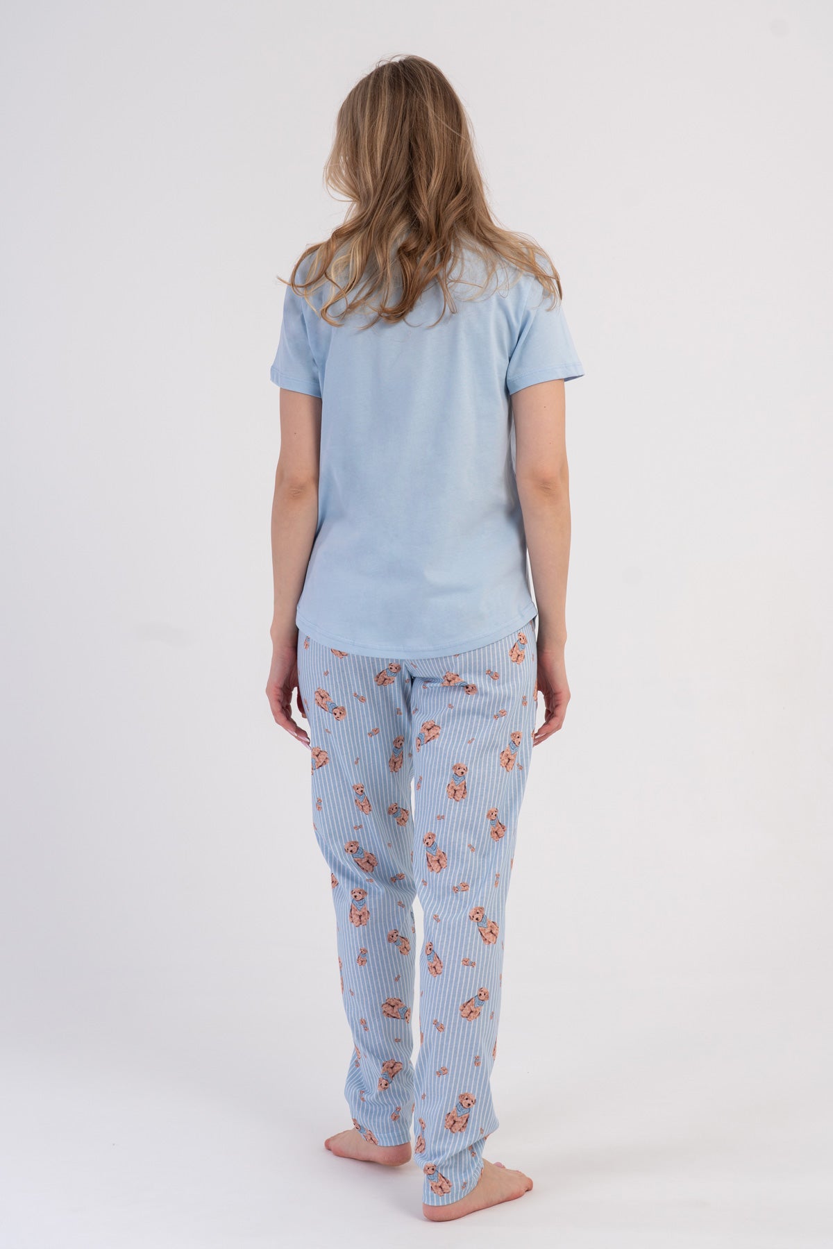 KADIN P.SUPREM O YAKA KISA KOL ETEGI OVAL PIJAMA TAKIM
