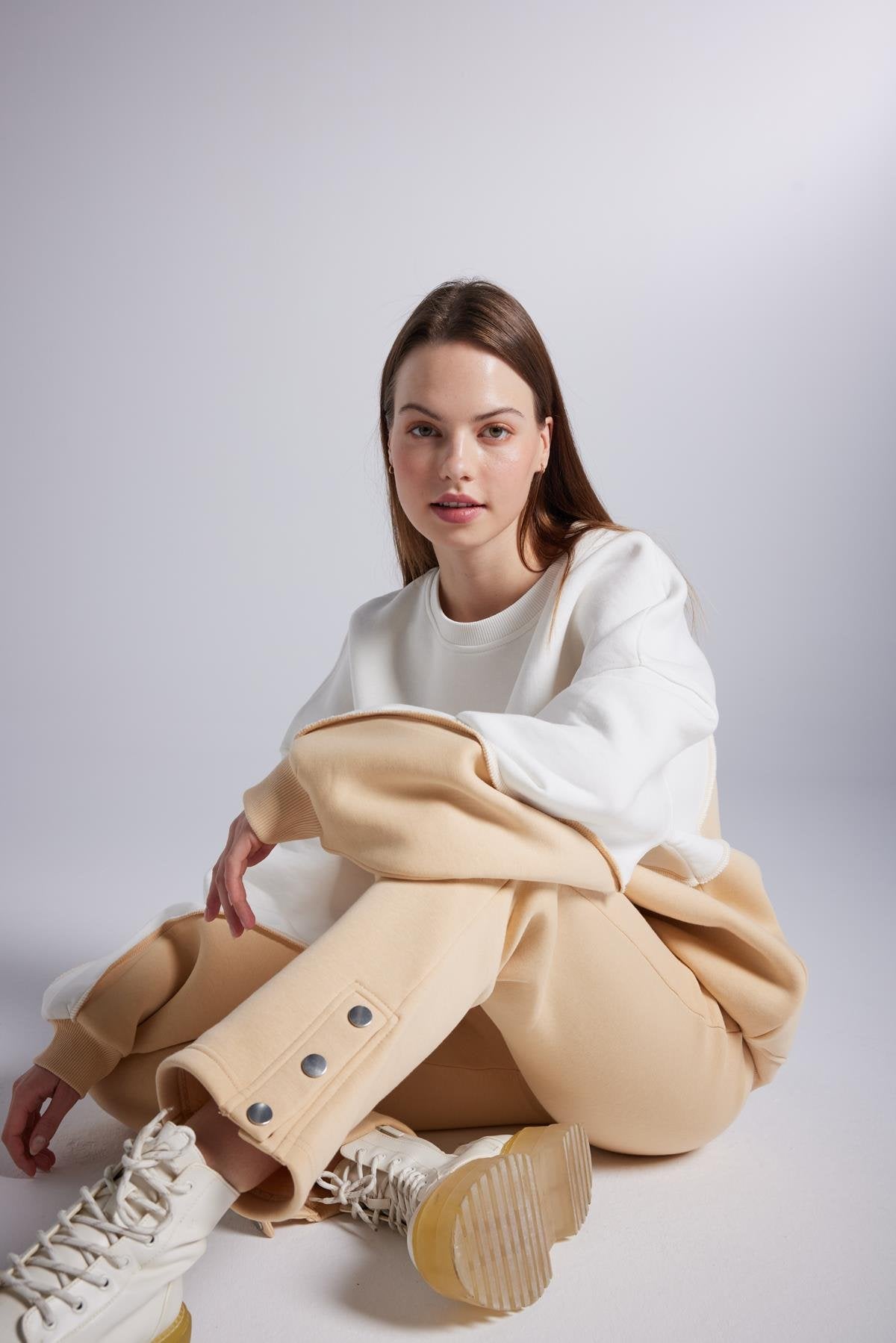 Nola Eşofman Altı Bej