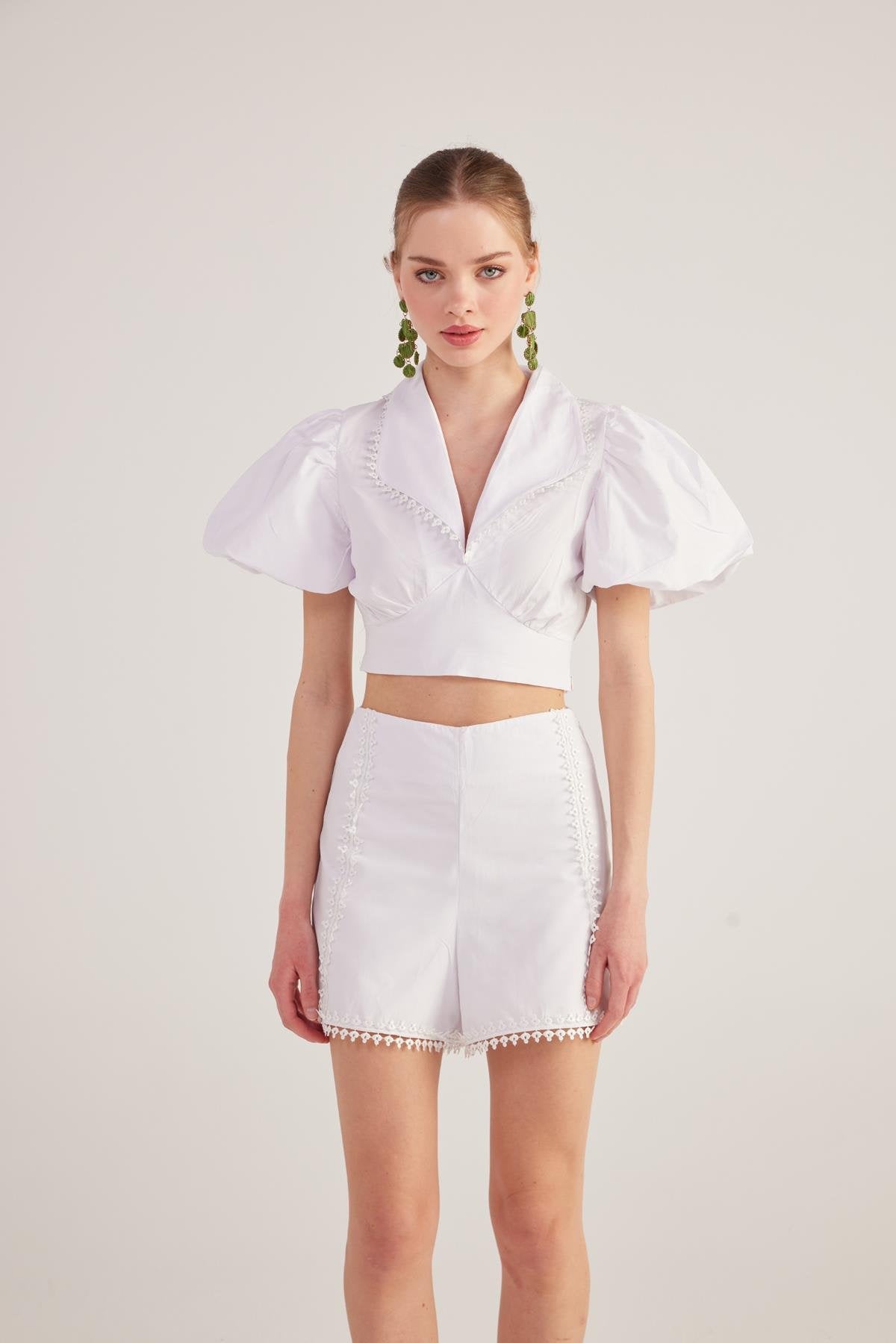 Fairy Gömlek Beyaz Beyaz L