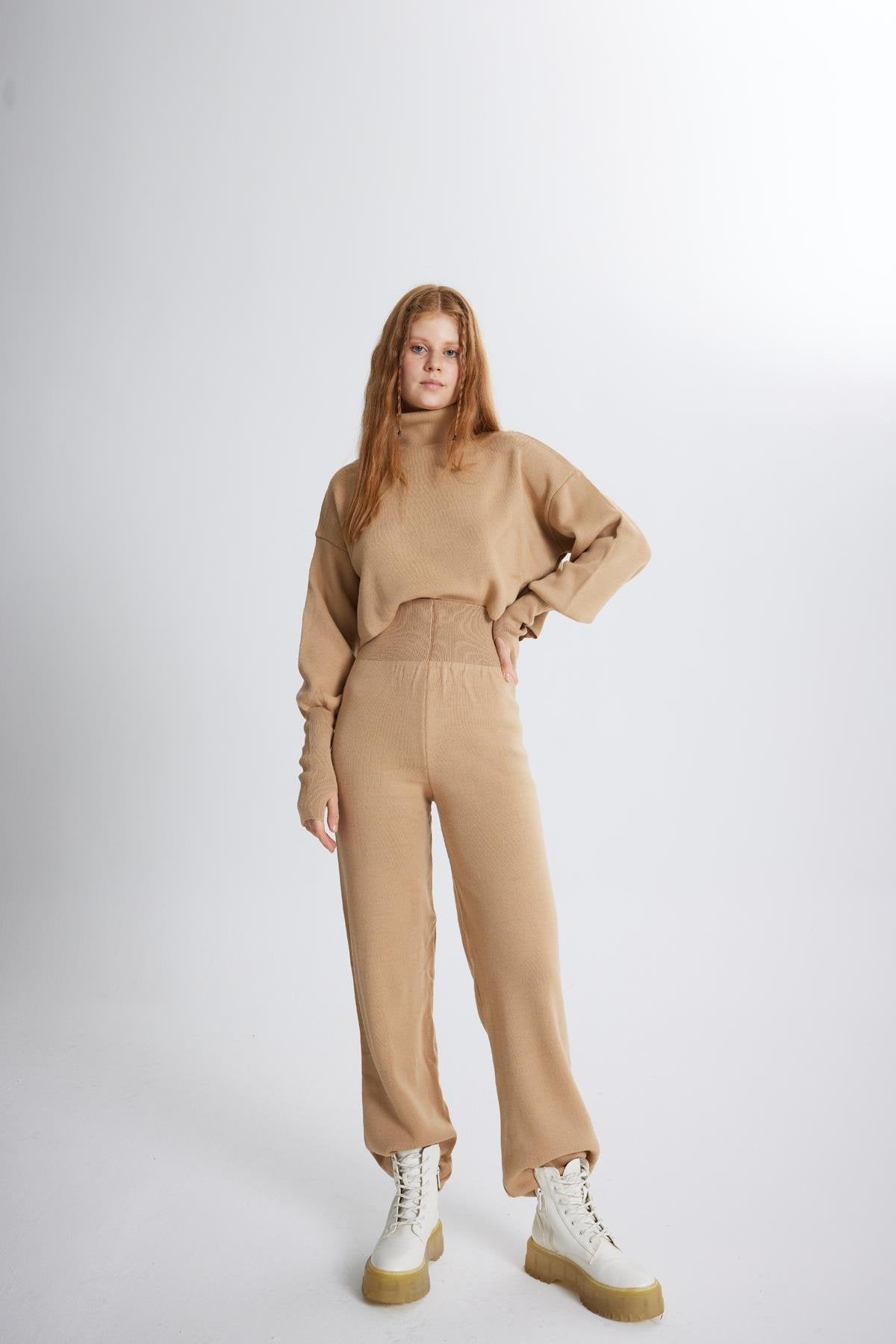 Alt Üst Triko Thinky Takım Camel