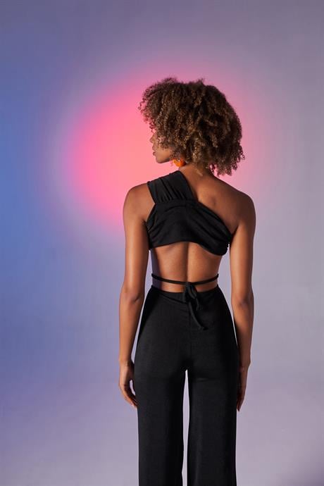 Beatrice Crop Siyah