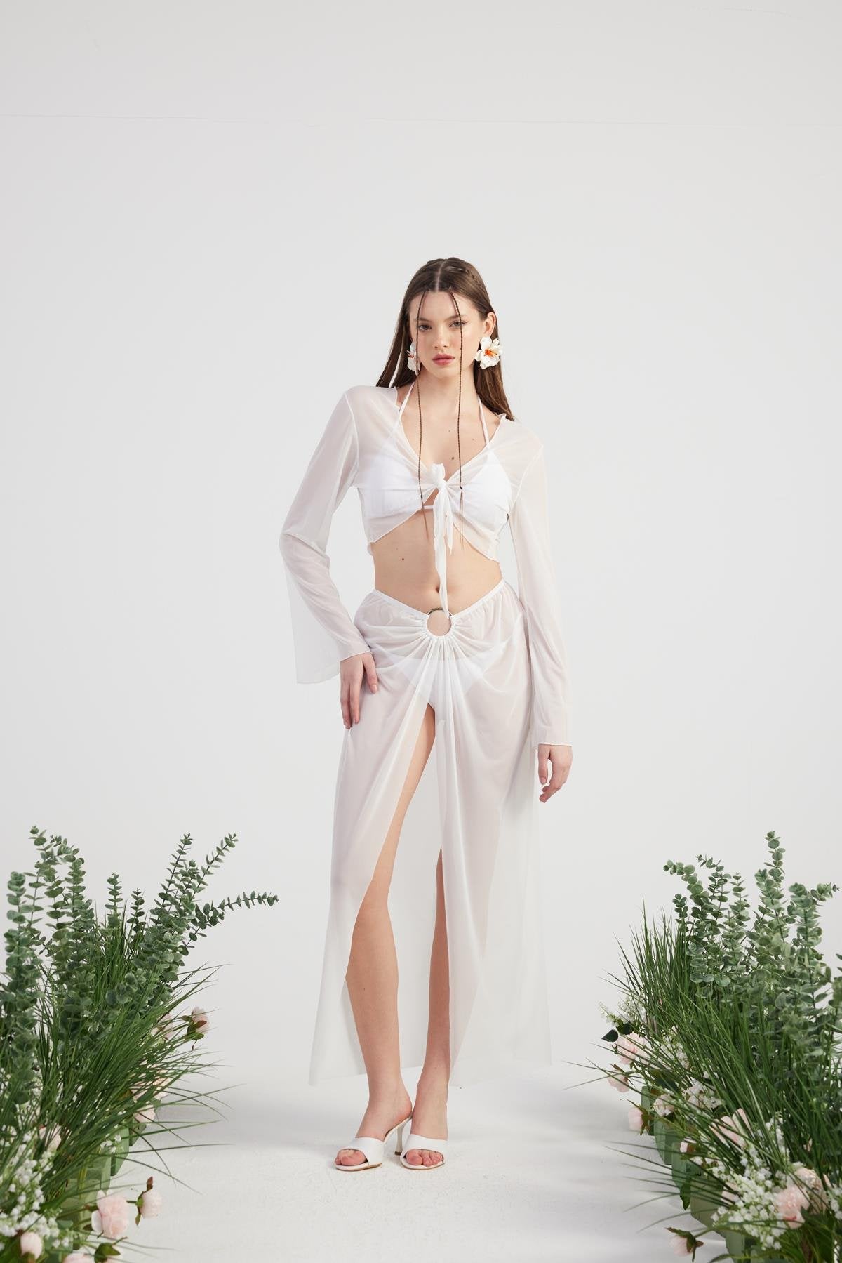 Ringer Pareo Takım Beyaz