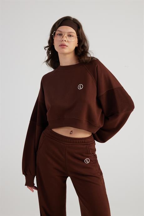 Cali Sweatshirt Kahve Kahve L