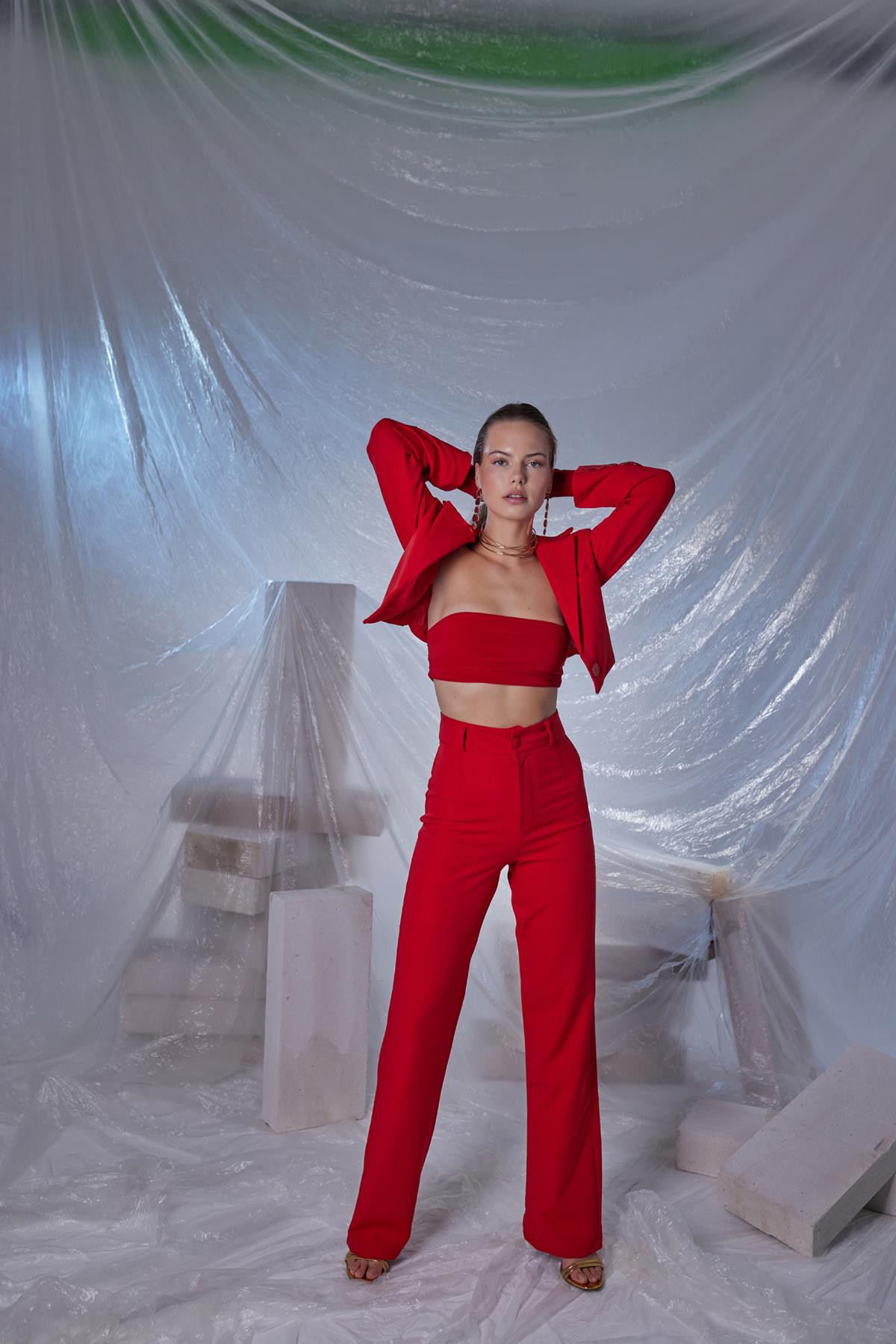 Panky Ceket Kırmızı