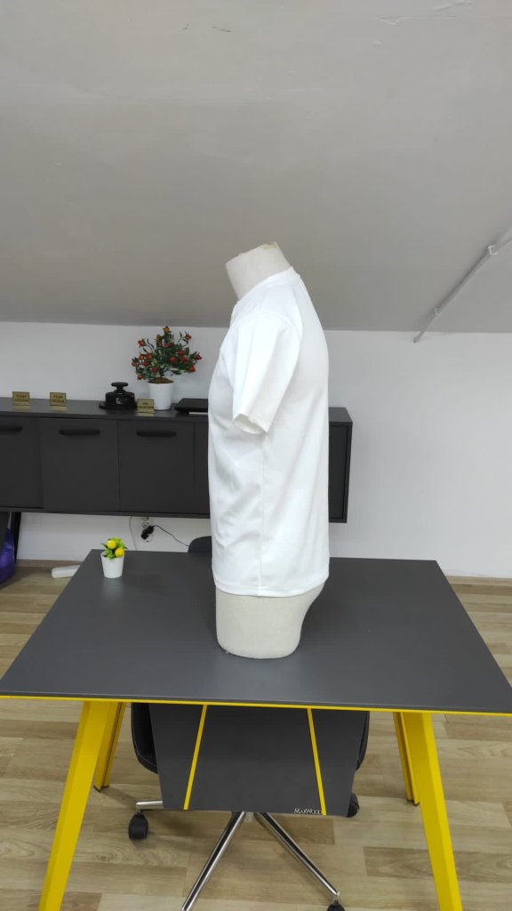 Erkek Kısa Kollu Bisiklet Yaka Burgu Tişört