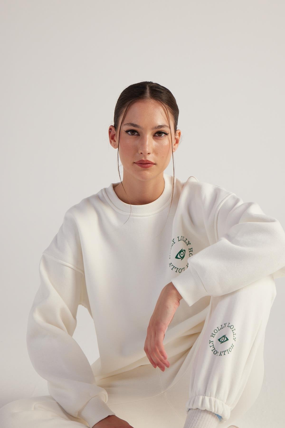 Fine Sweatshirt Ekru