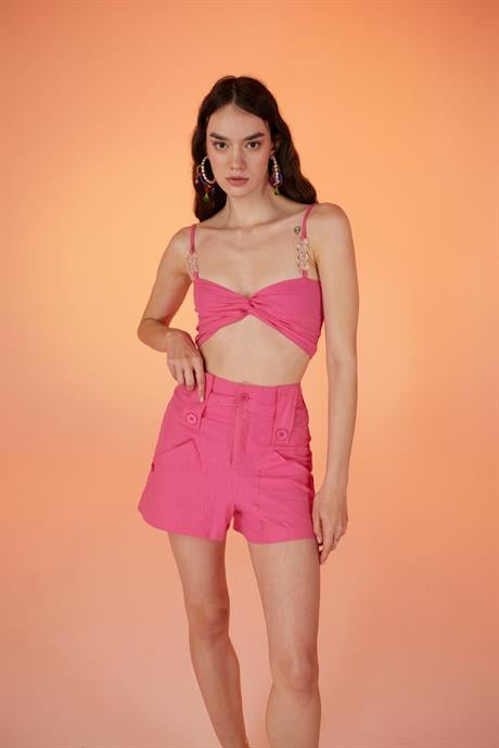 Rise Zincirli Bluz Pembe Pembe L