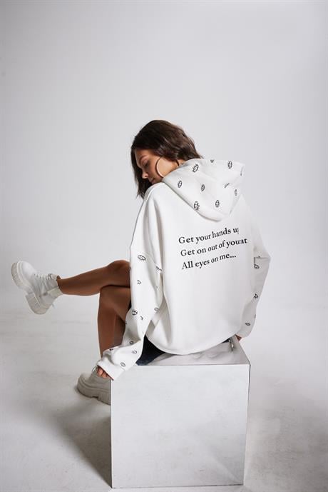 Eye Sweatshirt Beyaz Beyaz STD