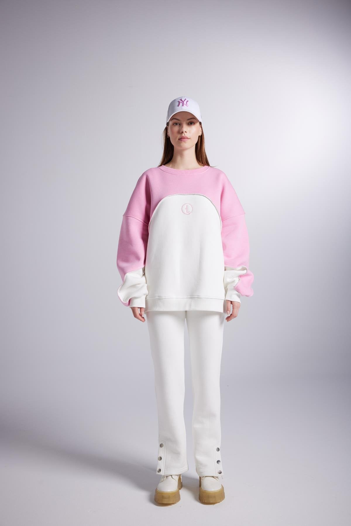 Nola Eşofman Altı Beyaz