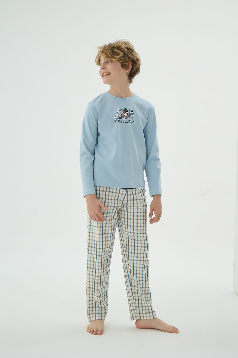 8914 ERKEK Ç. BASKILI PİJAMA TAKIM