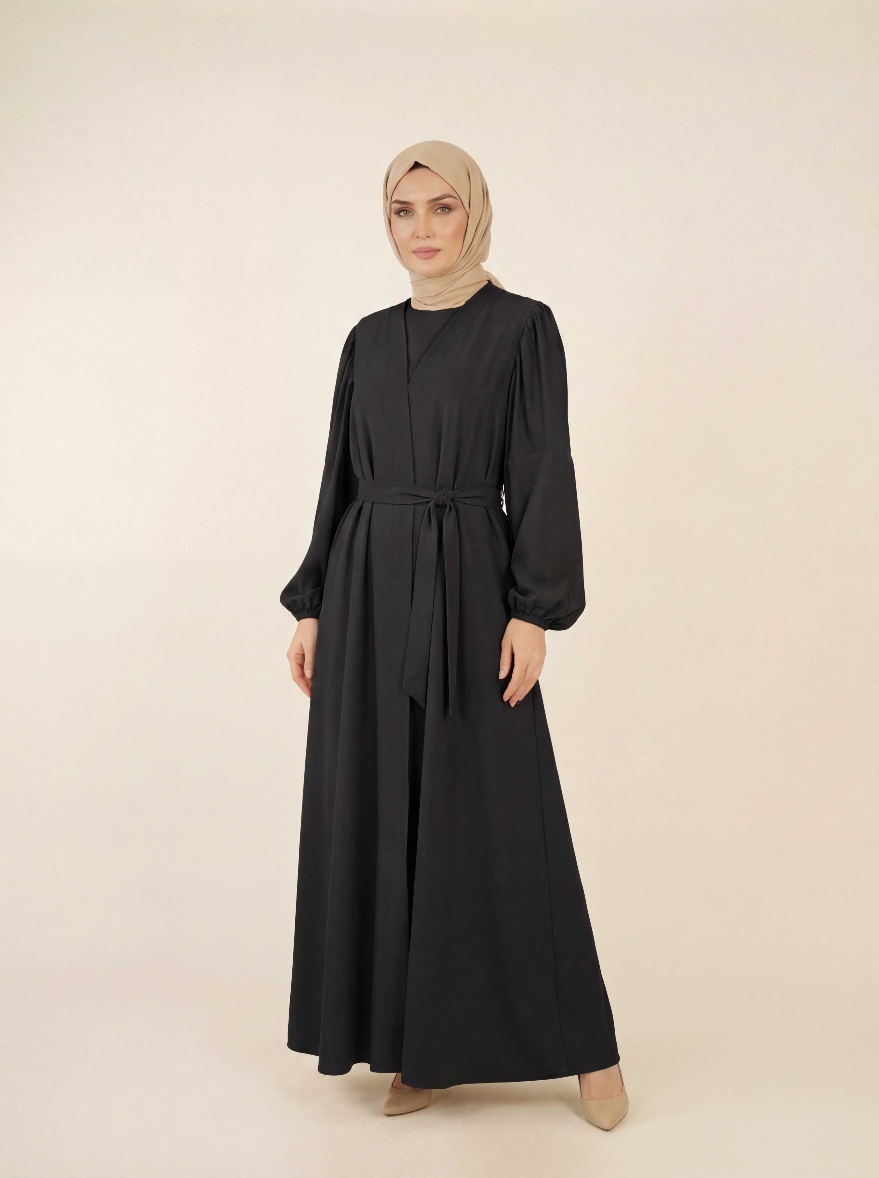 9187 ABAYA DUBAİ İPEĞİ