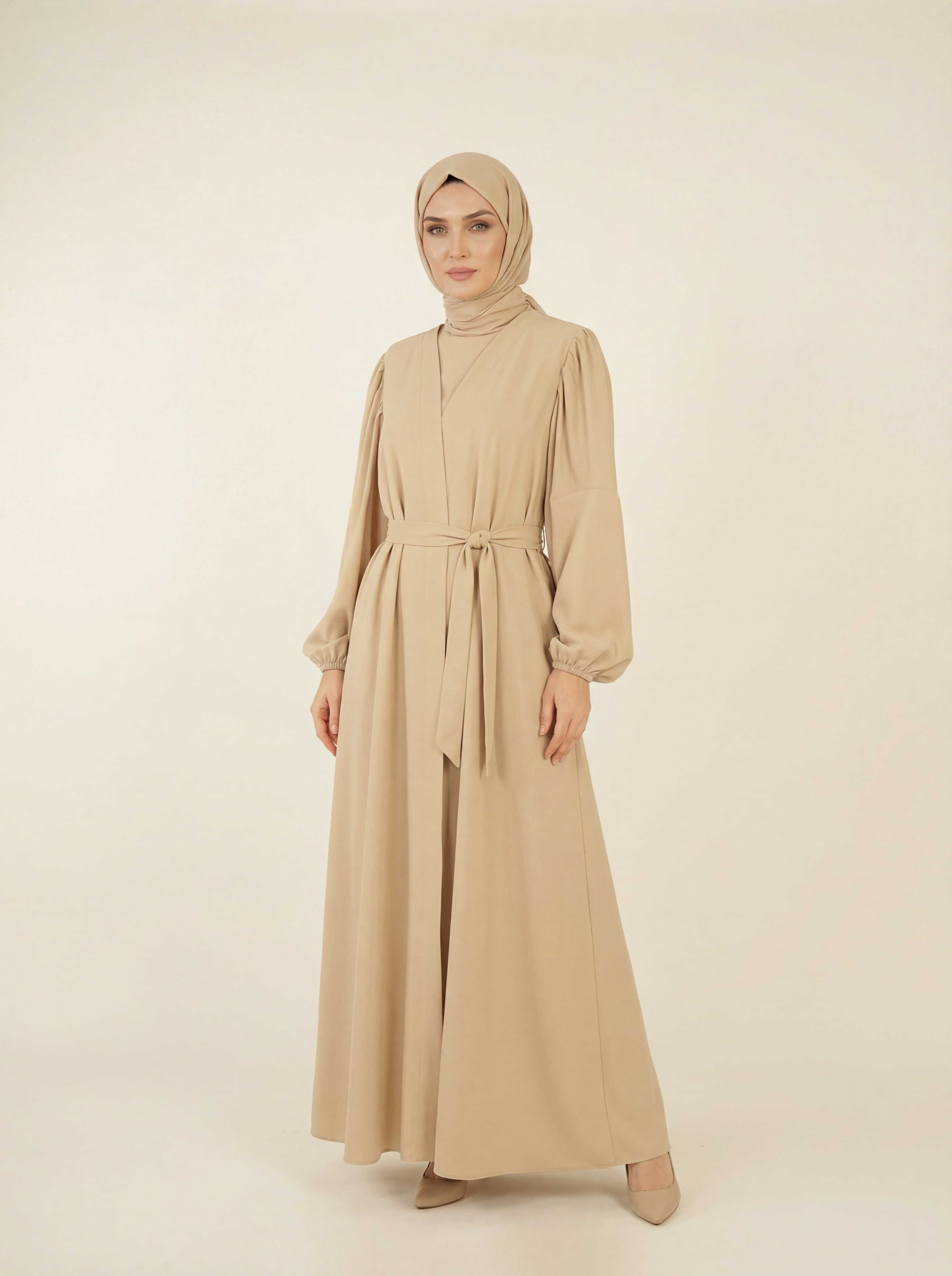 9187 ABAYA DUBAİ İPEĞİ