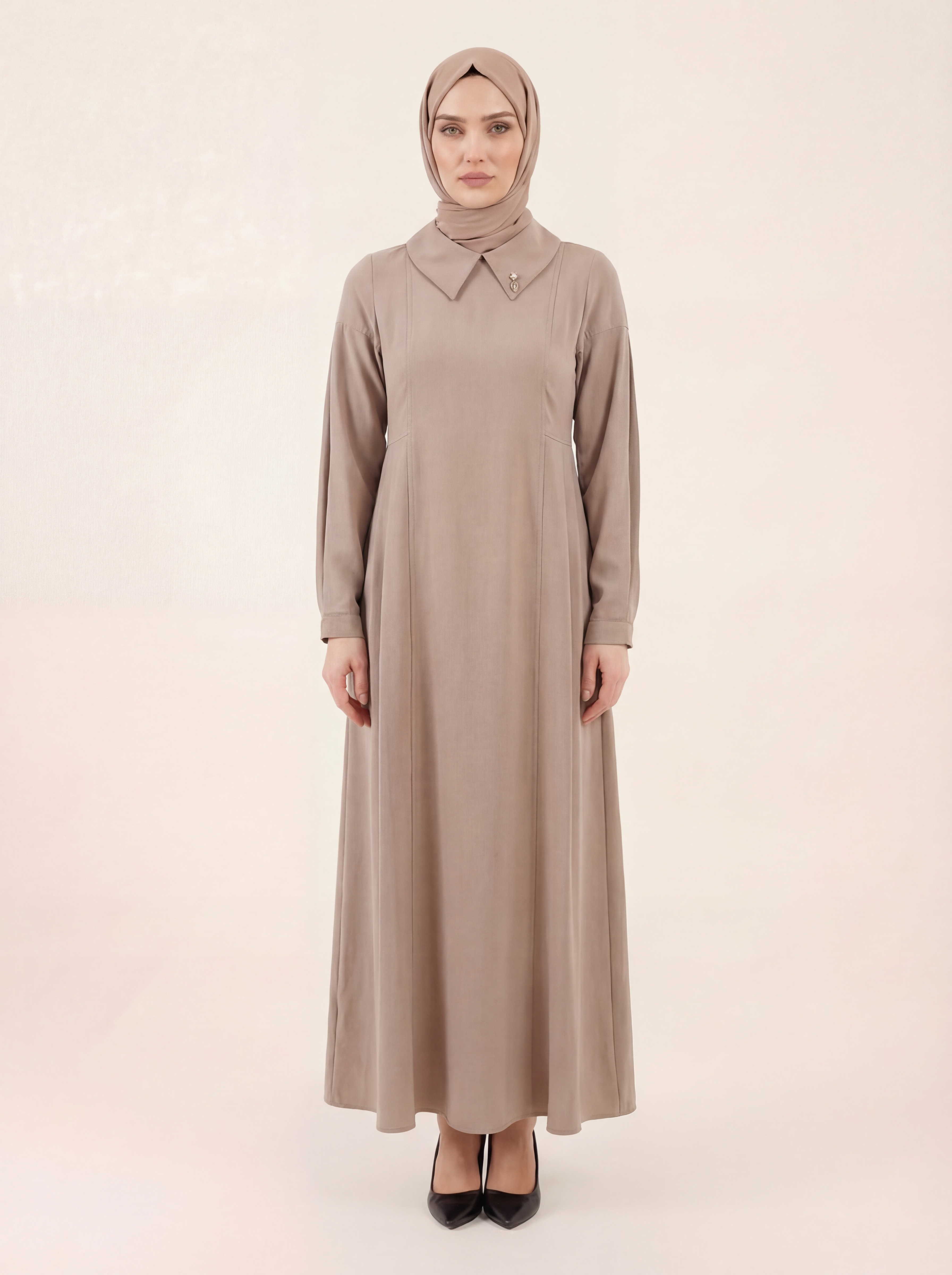9342 Pileli Elbise