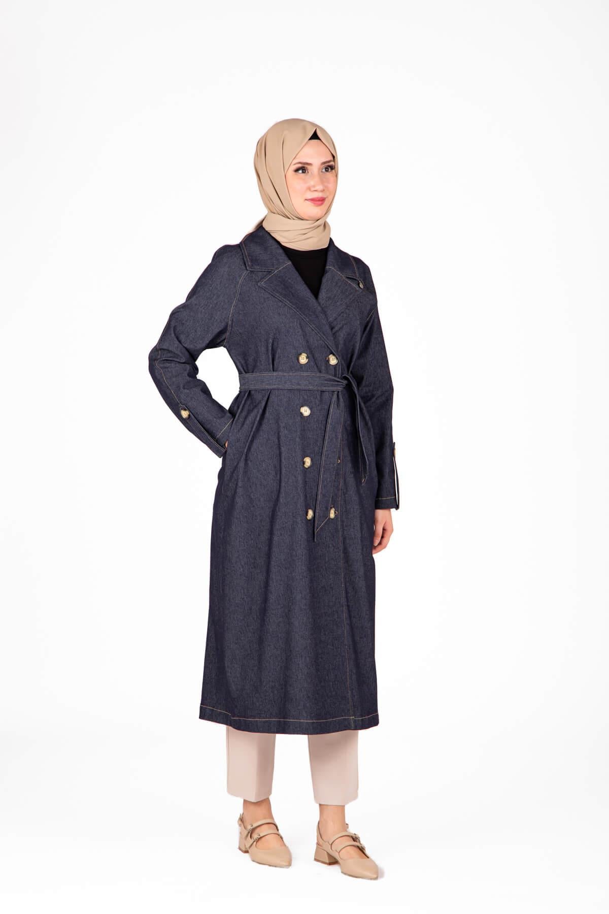 9424 Trench Coat Denim