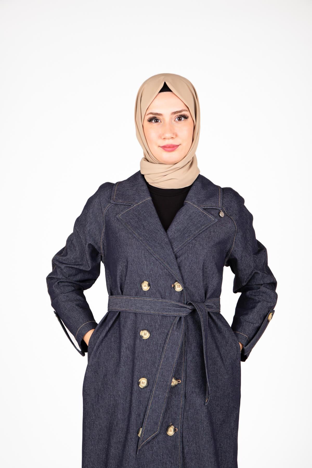 9424 TRENÇKOT DENİM