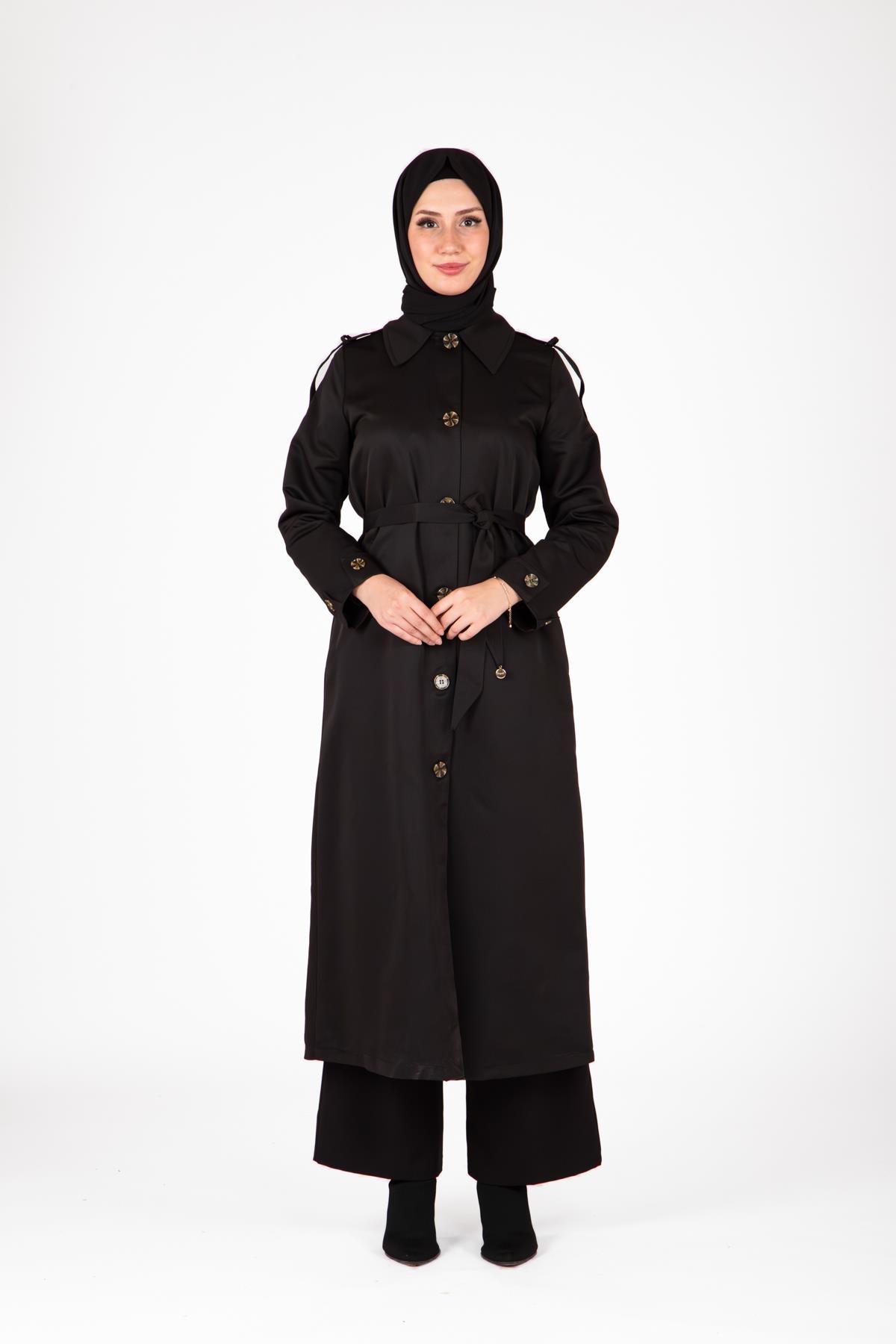 9438 Long Trench Coat