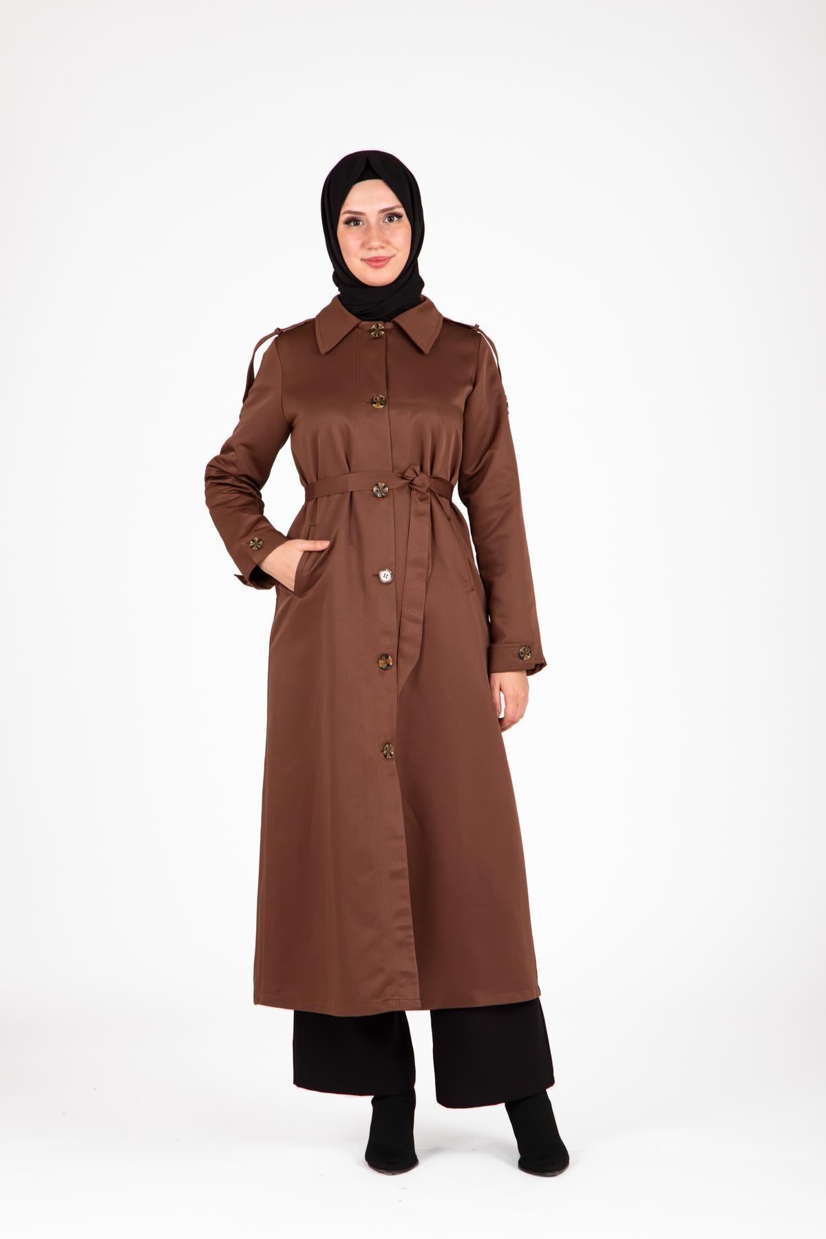 9438 Long Trench Coat