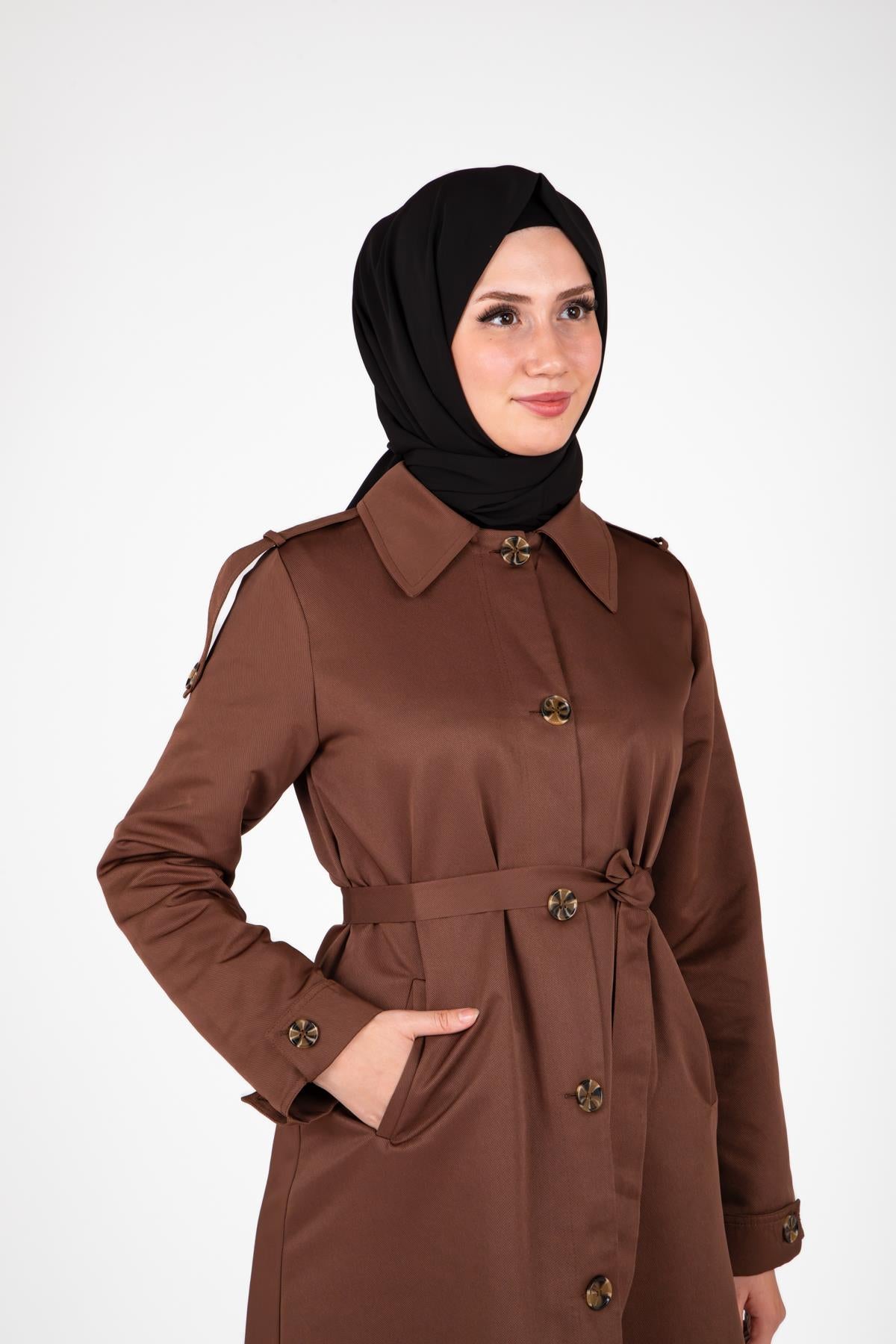 9438 Long Trench Coat