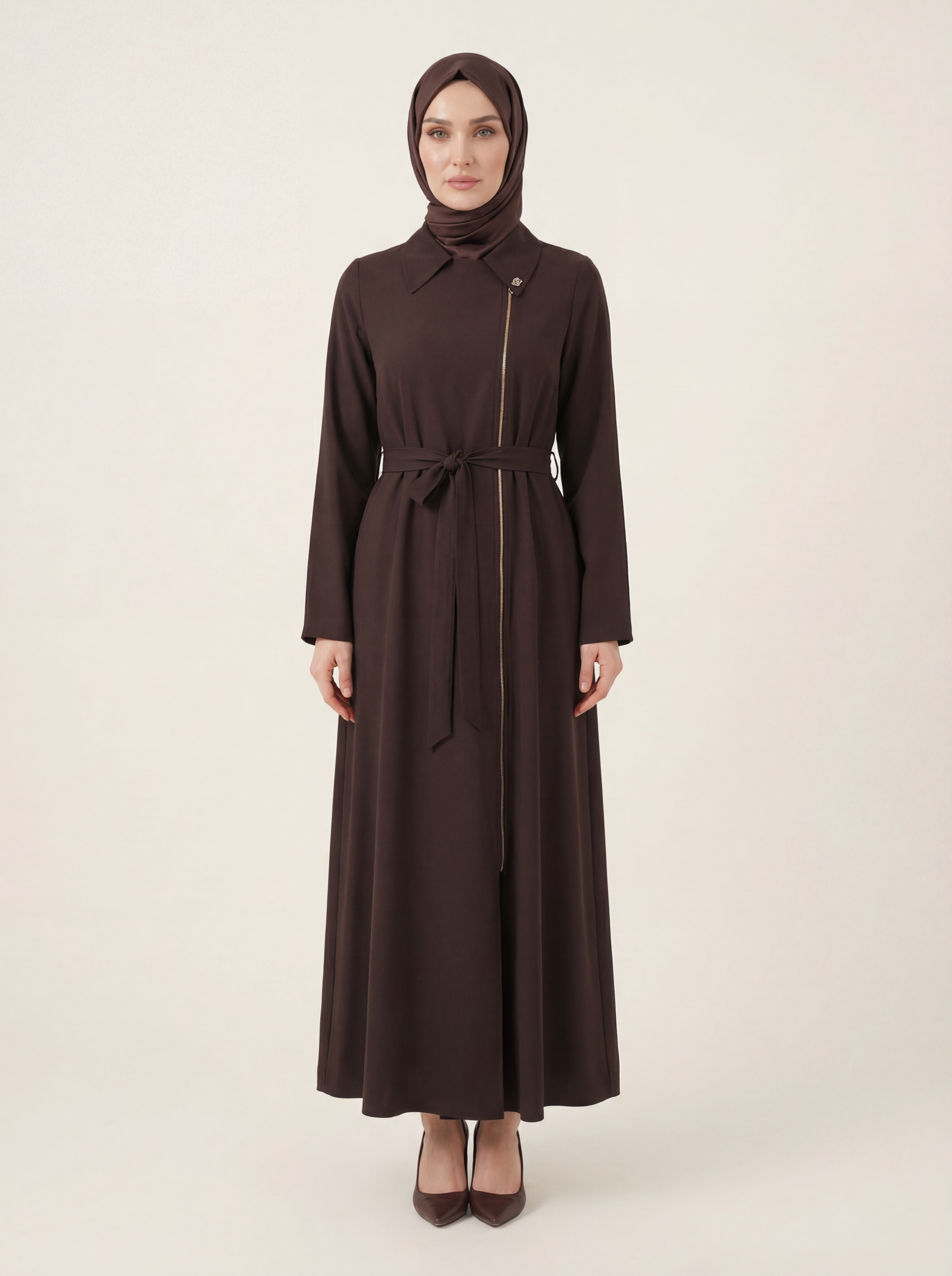 9546 Ceket Yakalı Ferace