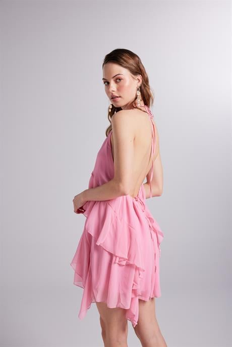 Capri Elbise Pembe Pembe L