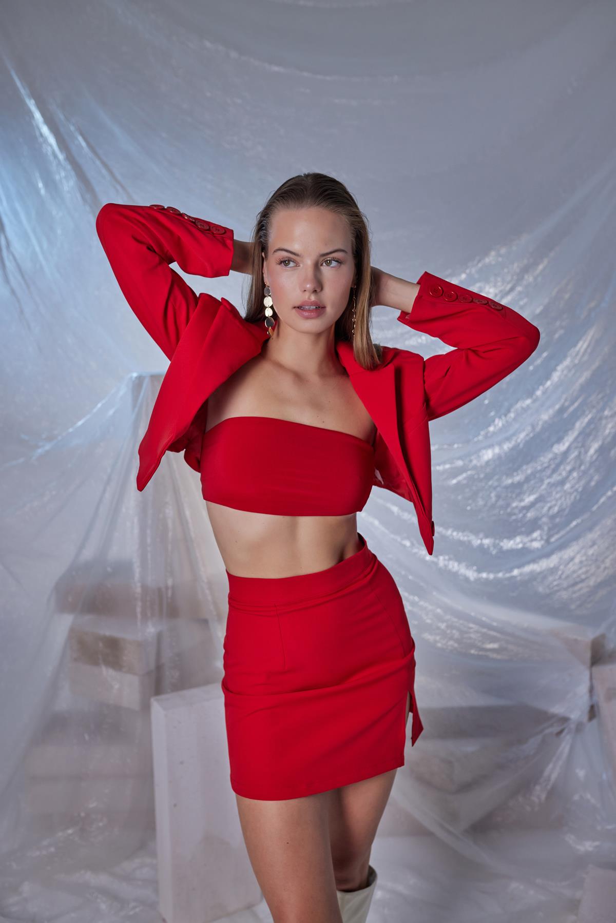 Panky Ceket Kırmızı