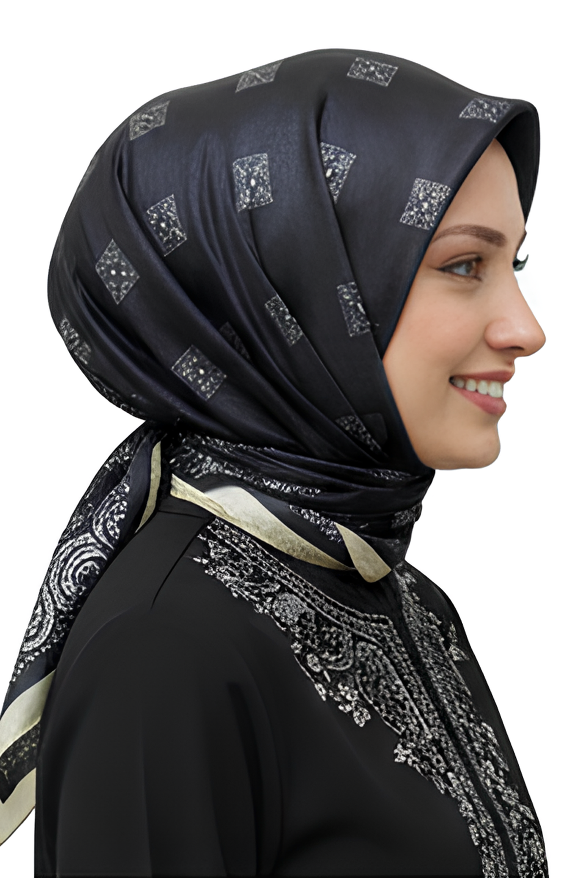 DESENLİ KRİSTAL EŞARP