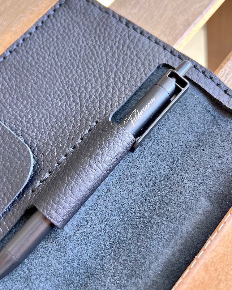Defter Kılıfı – Gri Renk Hakiki Deri, Kapaklı Model | 2051