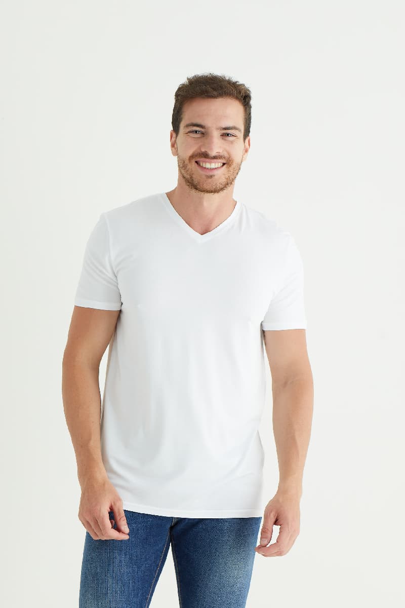 9120 Erkek Modal T-shirt