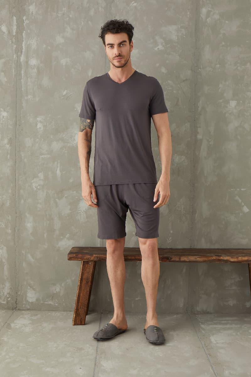 9084 Erkek Şort Takım