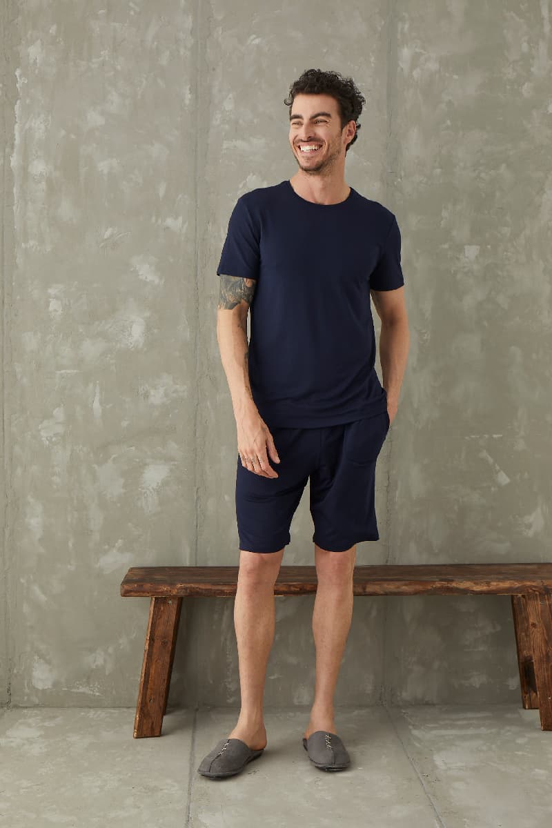 9086 Erkek Şort Takım