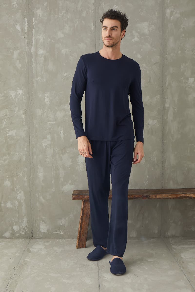9121 Erkek Modal Pijama Takımı