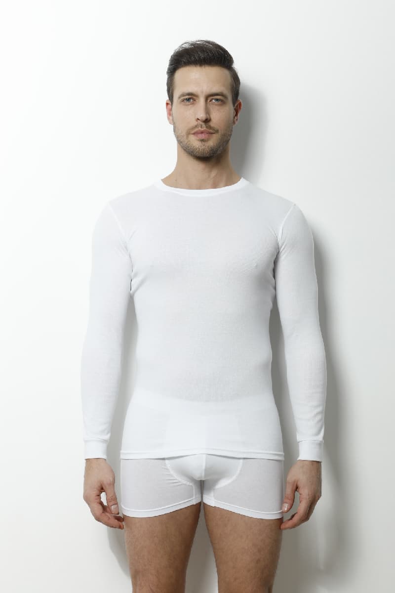 9029 Erkek Uzun Kol T-shirt