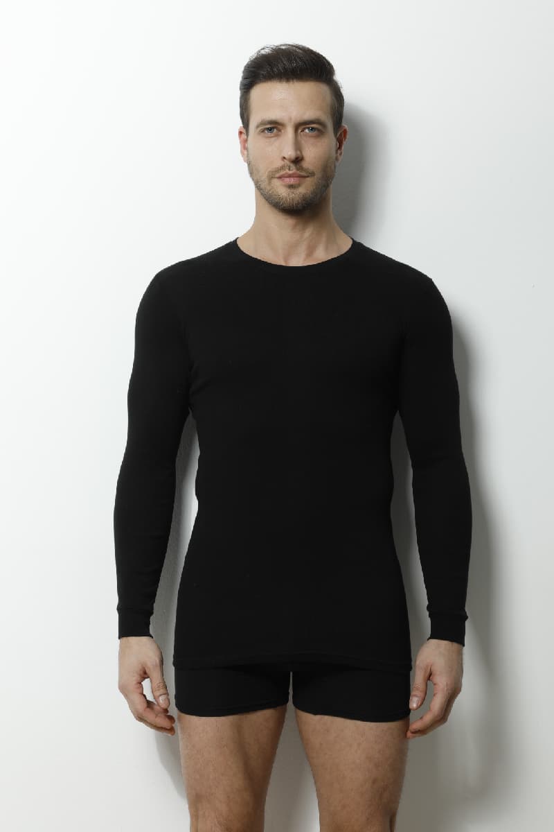9029 Erkek Uzun Kol T-shirt