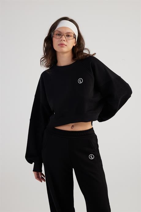 Cali Sweatshirt Siyah Siyah L